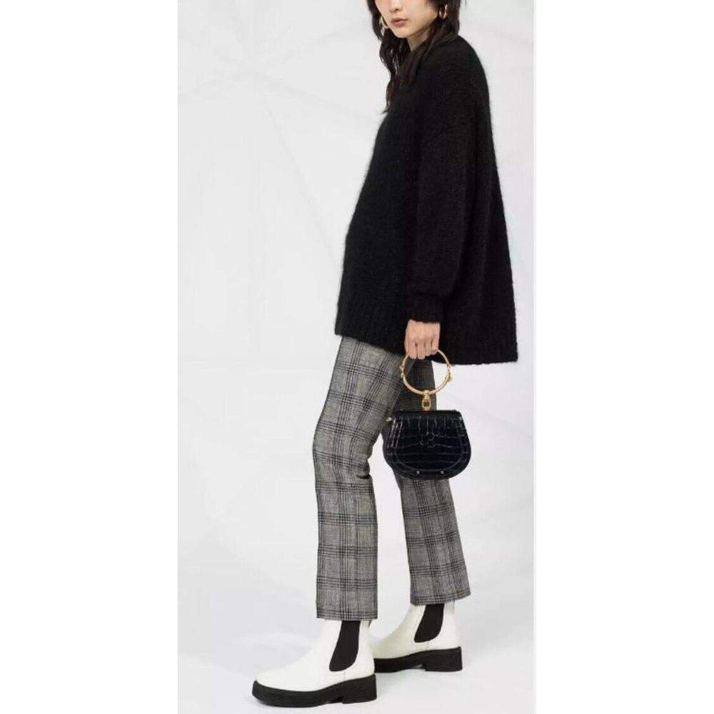 ISABEL MARANT Derys Wool Blend Tweed Straight Leg Pant Trouser SSENSE 36 4 $625
